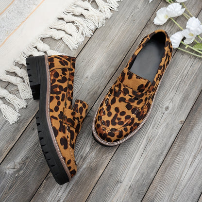 Comfortable Platform Penny Loafers for Women, Ideal for Work And Casual Wear., Women Shoes