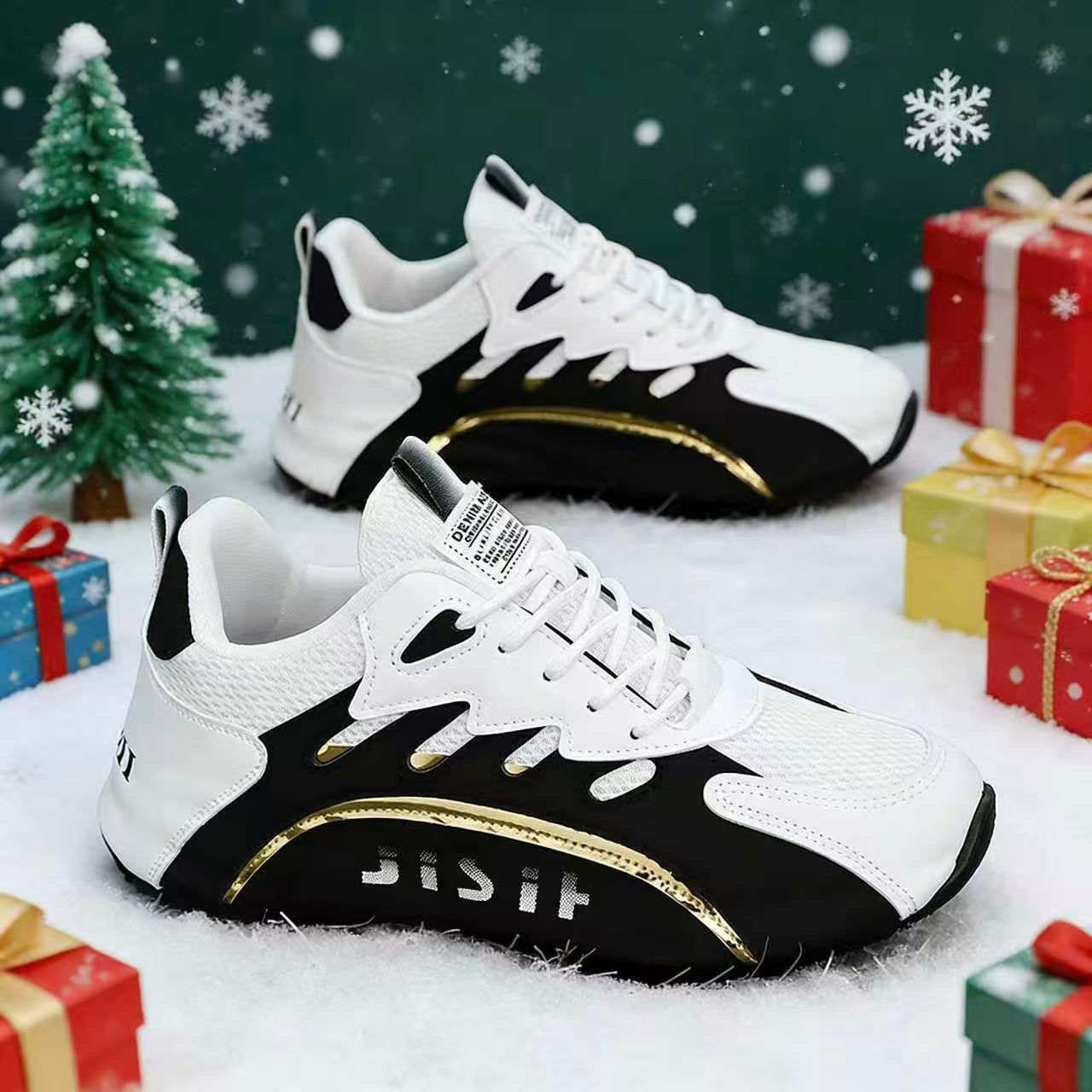 Sneakers, Zapatos Para Hombres Spring New Fitness Training Shoes, Low Cut Lace Up, Couple Style Red Design Walking Shoes, Soft and Skin Friendly, Providing Good Comfort, Breathable and Comfortable, Suitable for Both Sports and Leisure
