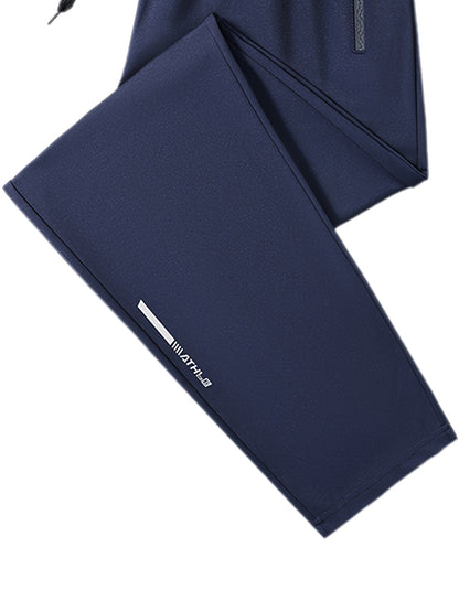 Men'S Sweatpants with Drawstring And Pockets, Regular Fit And Cuffed Sports Trousers for Spring And Autumn Running And Daily Outerwear-Pants for Men