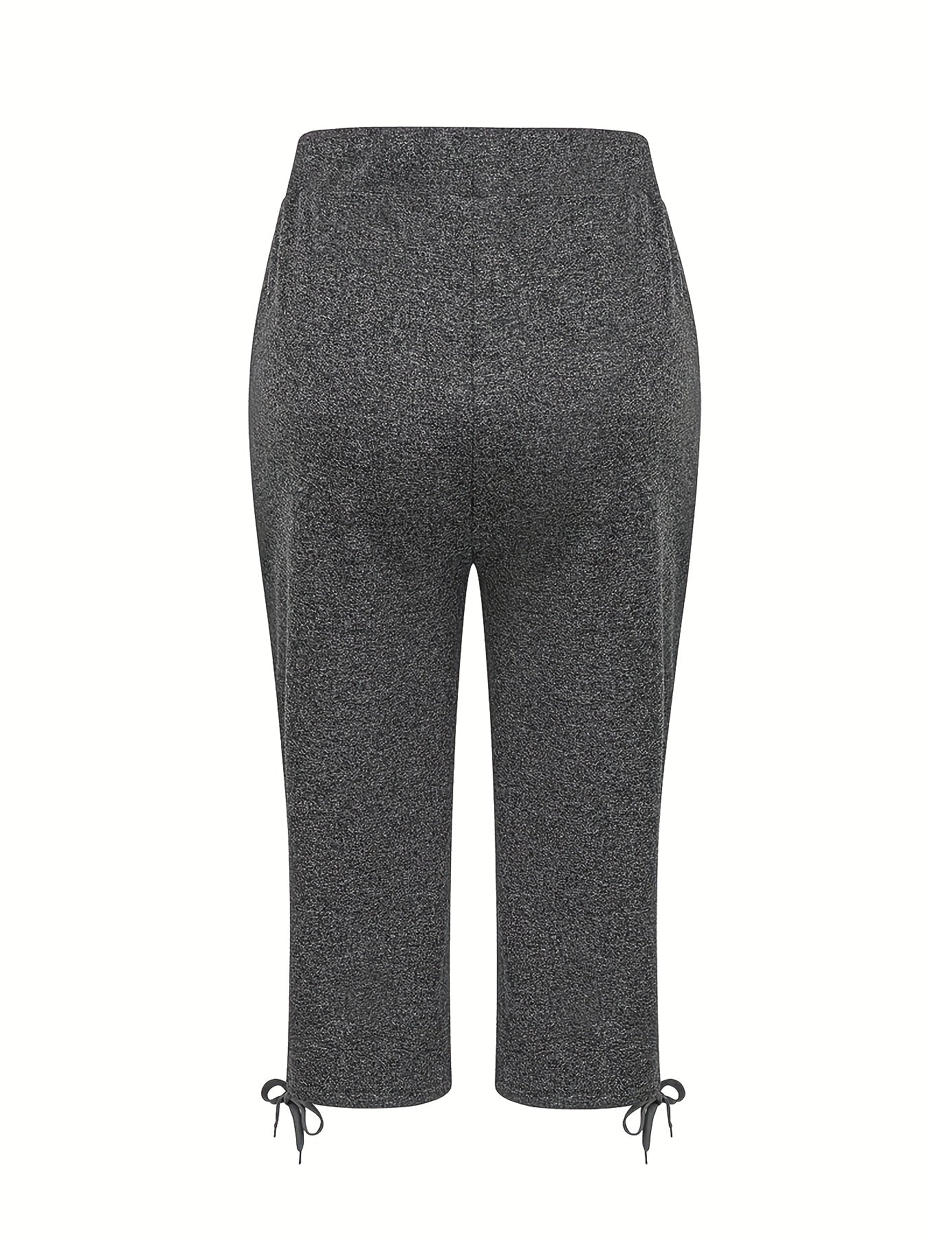 [Two-piece Pack] 5791A92 Women's Lightweight Three-piece Trousers, with Drawstring Waist - Casual Trousers, Spring And Summer Comfortable And Fashionable Daily Trousers | Loose Version Trousers | Casual Style Trousers