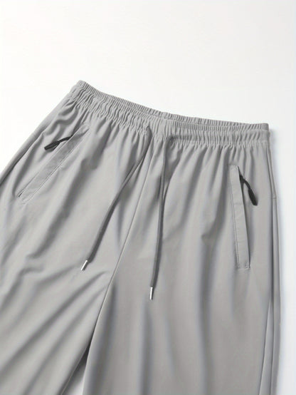 Women'S Lightweight Breathable Casual Joggers, High Stretch Quick-Dry Sports Pants with Drawstring Waist And Side Pockets, Loose-Fit Tapered Leg Trousers for Gym, Running, Daily Wear, All-Season Bottoms
