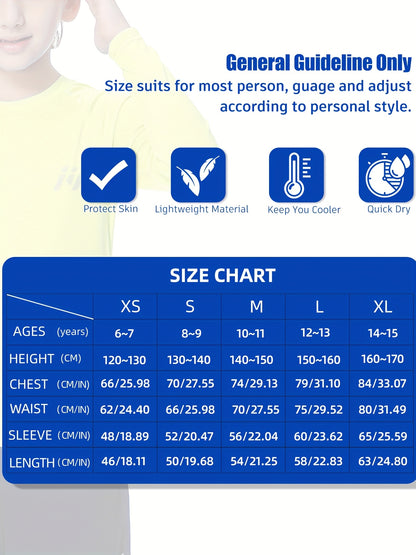 2pcs/Set Boys And Teenagers Round Neck Suit Quick Dry Fishing Running Swimming Polyester Clothes Two-Piece Basic Style Boys Clothes for Summer Outdoor Activities, for Outdoor