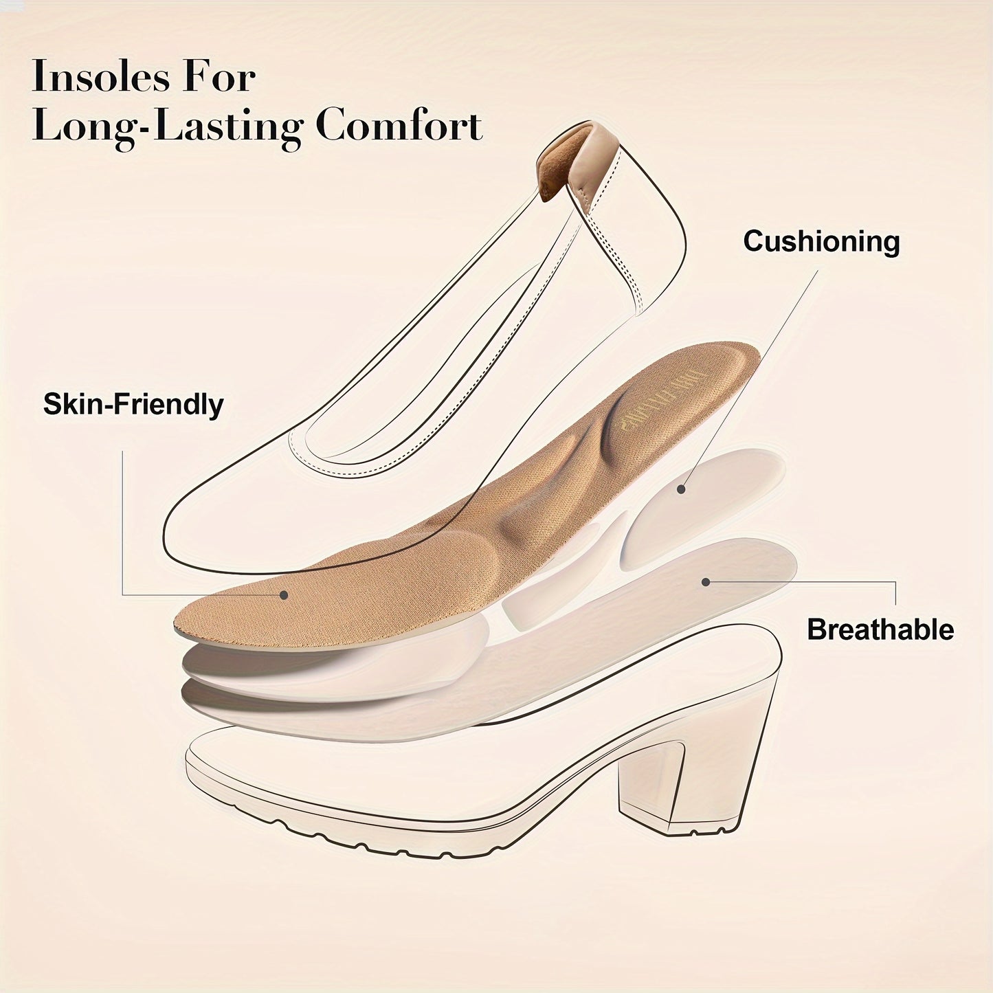 Women's Thick And Low Heel Work Shoes, Comfortable Round Toe Dress, Wedding Shoes, Women Shoes