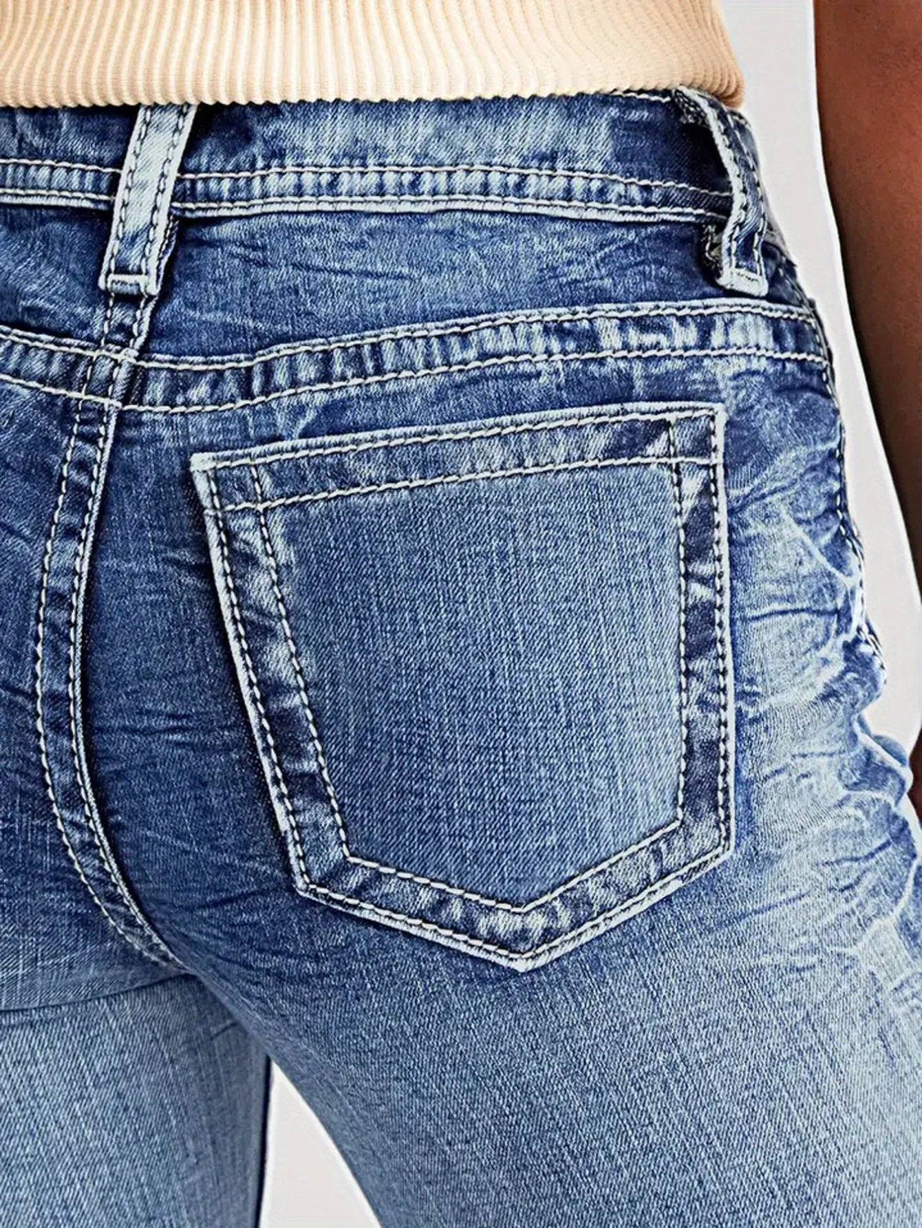 New Stylish Stretchy Slim Fit Jeans for Women Skinny Design, Versatile for Casual Daily Wear, Comfortable, Trendy Must Have