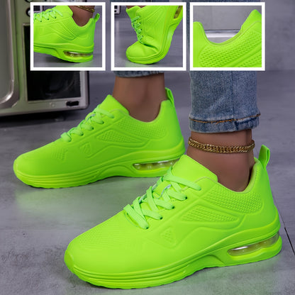 2025 New SPRING Outdoor Sports Shoes: Women'S Thick-soled Height-increasing Shoes, Women'S Autumn : Breathable Mesh Shoes, Air-cushioned Shoes, Lightweight And Shock-absorbing Soft-soled Running Shoes, Women'S Skipping Rope Shoes, Outdoor