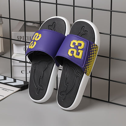 Summer Men's Outdoor Leisure Sports Sandals, Suitable for Both Indoor And Outdoor Use, Walking, 23, Trendy And Fashionable, Basketball