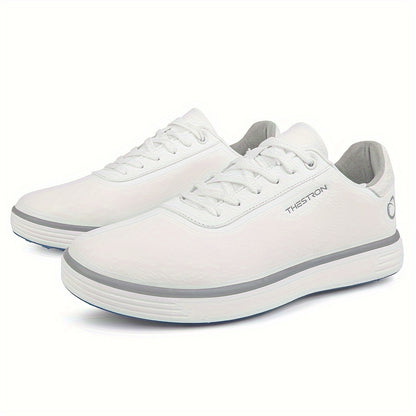Sneakers, THESTRON Men's Golf Footwear - Non-Slip, Professional Training and Casual Wear, Durable TPU Sole, Lace-Up Closure, All-Season, Comfortable Fit, THESTRON