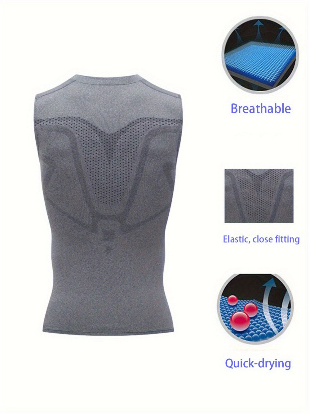 Men's Solid Color Tank Top - Sleeveless 016869