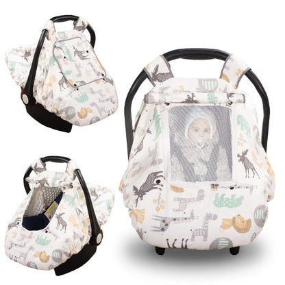 Baby Car Seat Cover - Beavtaens Minky Carseat Sover