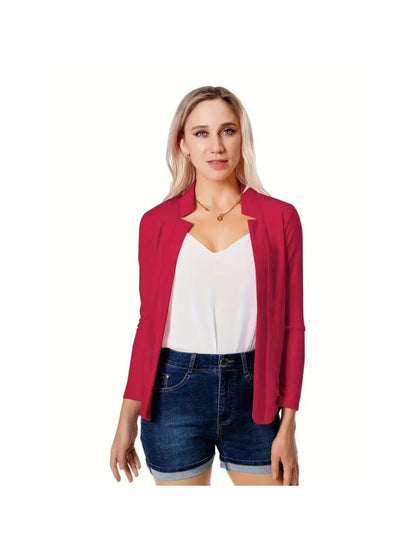 Lady's Elegant Middle Eastern Style Button- Jacket - Soft Pastel White, All-season Durable Fabric That Is Easy to Wash