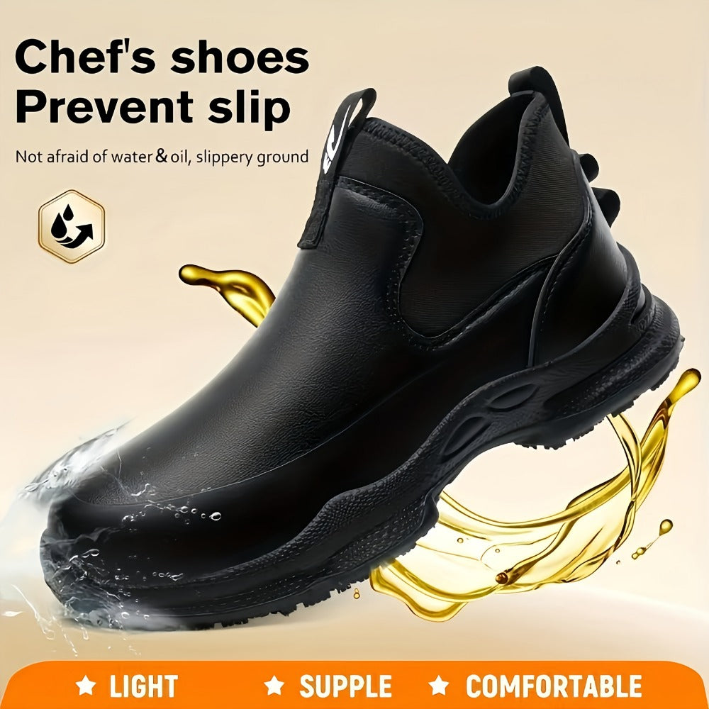 Unisex Kitchen Work Shoes - Slip-On Comfort & Durable Sole 937829