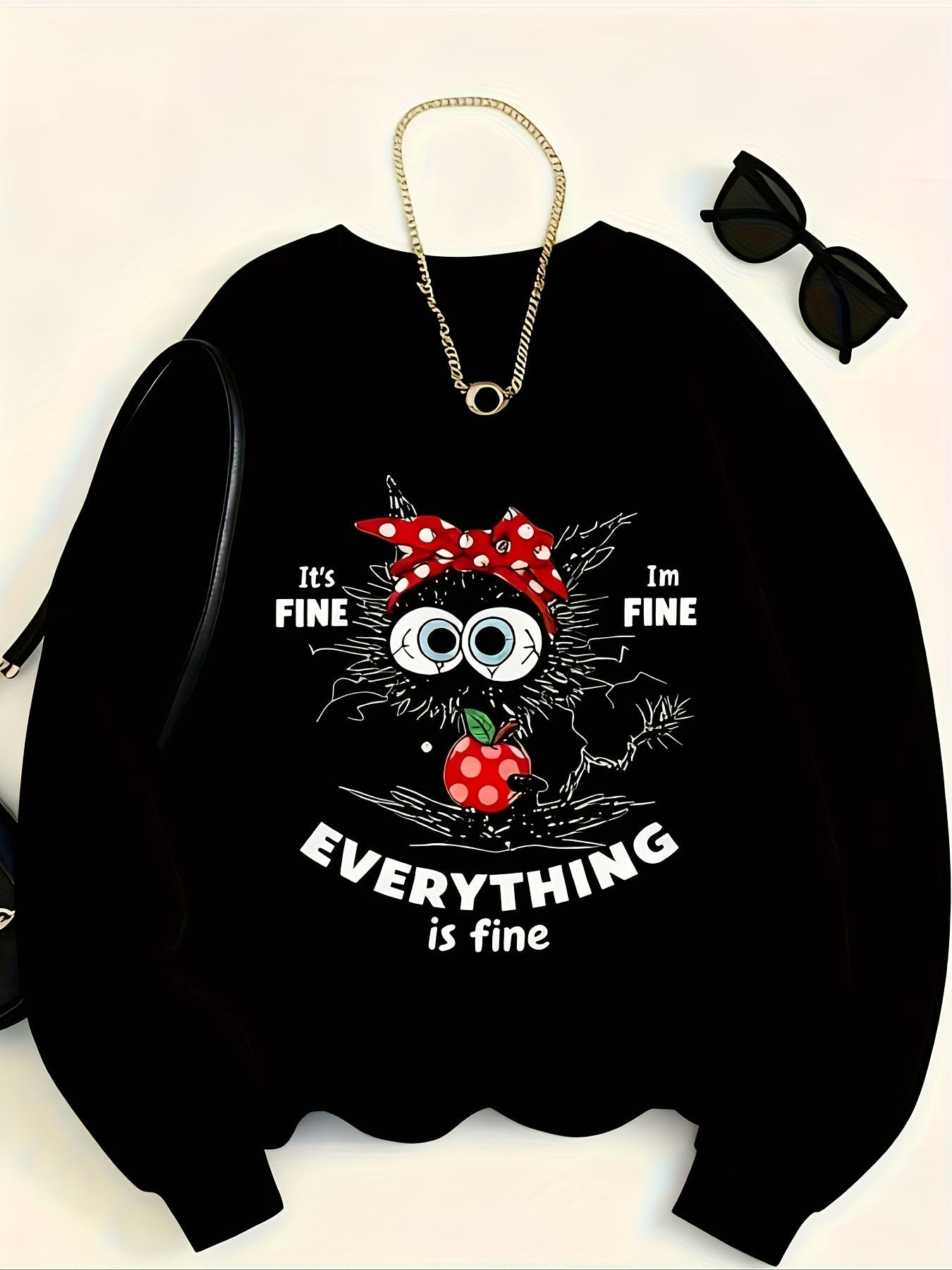 Women's Crew Neck Casual Sweatshirt
