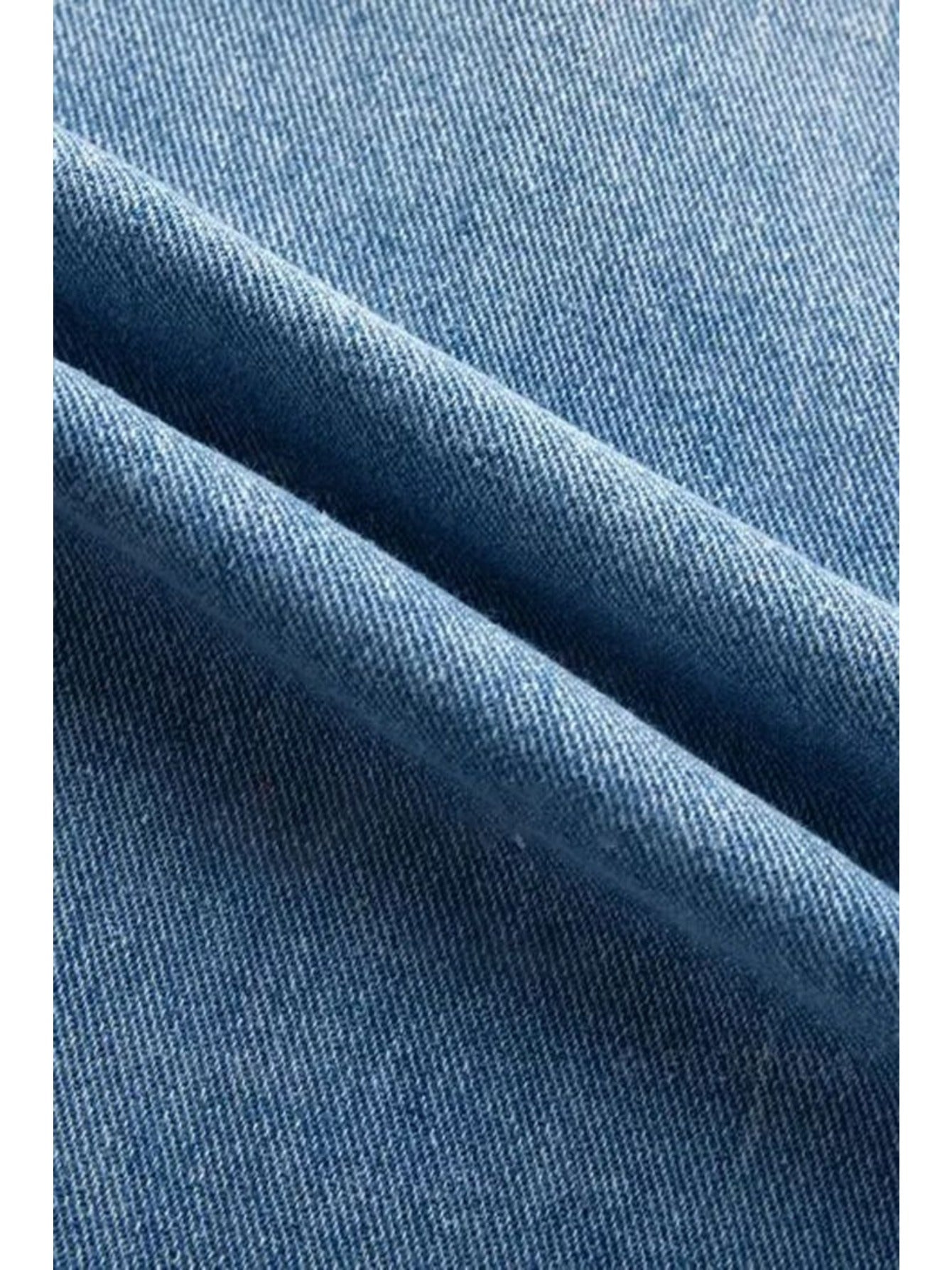 1 Pack Women's 4-Season Fashion Loose Washed Straight-Leg Jeans - Comfortable Stretchy All-Season Regular Fit, Stylish Casual Outfit, Ideal for Daily Wear, Shopping, Dates & Travel - Sizes S/ M/ L/ XL/ XXL