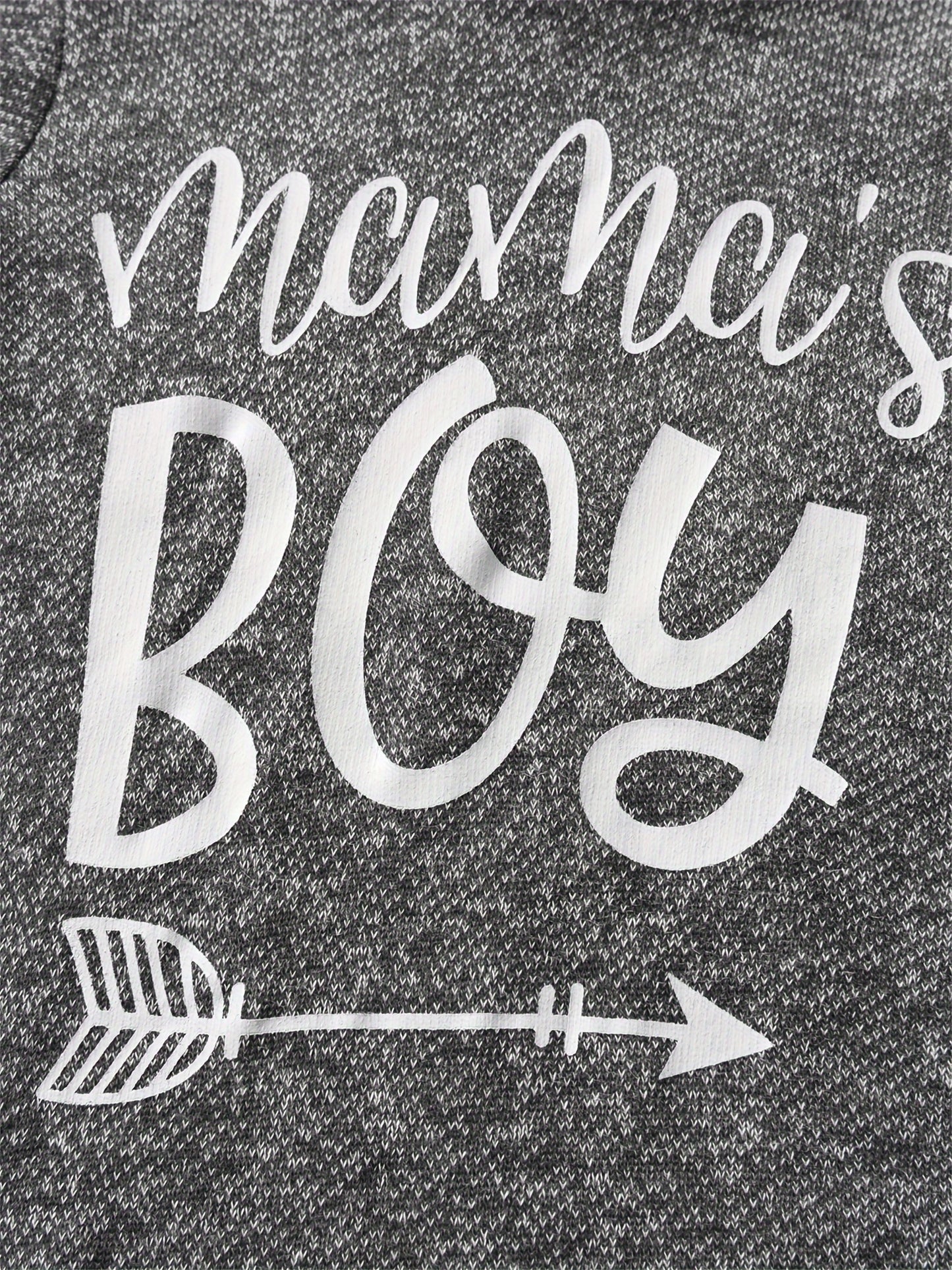 Kukitty Baby Boy Clothes 'Mama'S Boy' Letter Printed Hoodie Sweatshirt Tops And Plaid Pants, 2pcs Fall Winter Outfit Set, for Outdoor