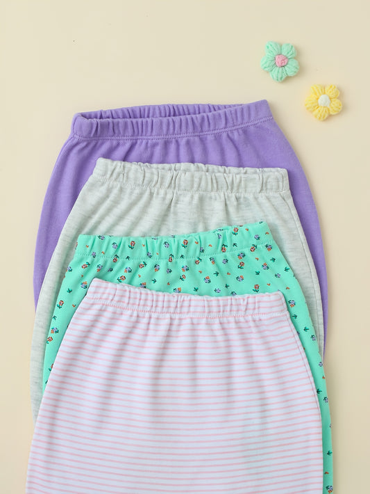 10pcs Baby Pants for Baby Girls 0-12 Months, Baby Essentials, All-Season Essentials