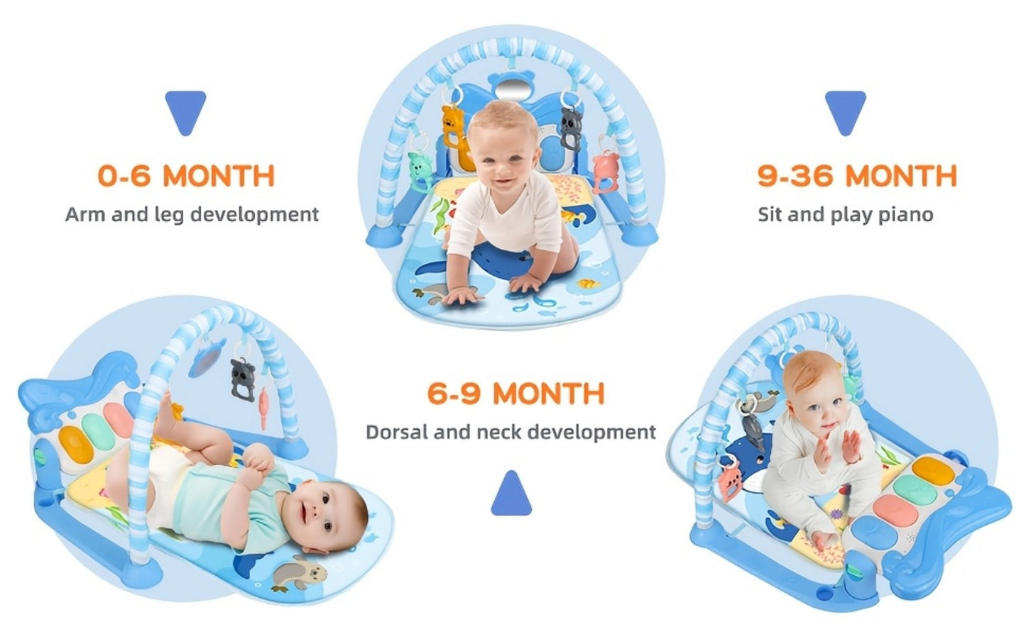Baby Play Gym - Mat Floor Kick Piano