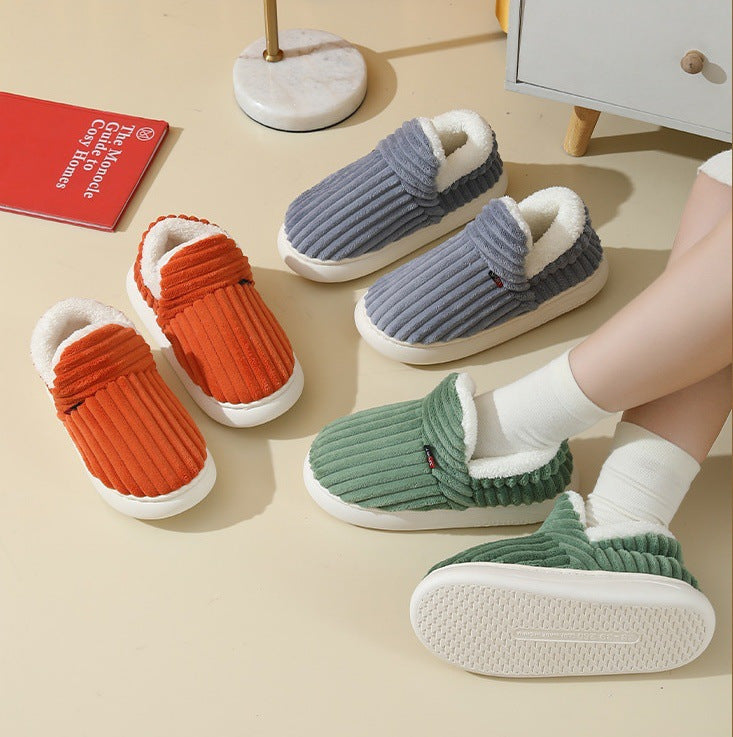 Women's winter non-slip slippers, plush warm and comfortable slippers for indoor and outdoor