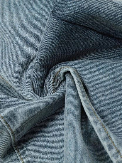 Women's Blue Denim High-Waist Jeans - product view 10