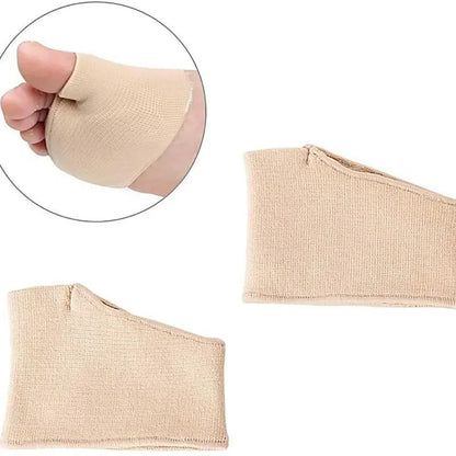2-Pack Fabric Metatarsal Pads Sleeve with Gel Sole Cushion – Comfortable Foot Support for Men & Women | Pain Relief & Shock Absorption