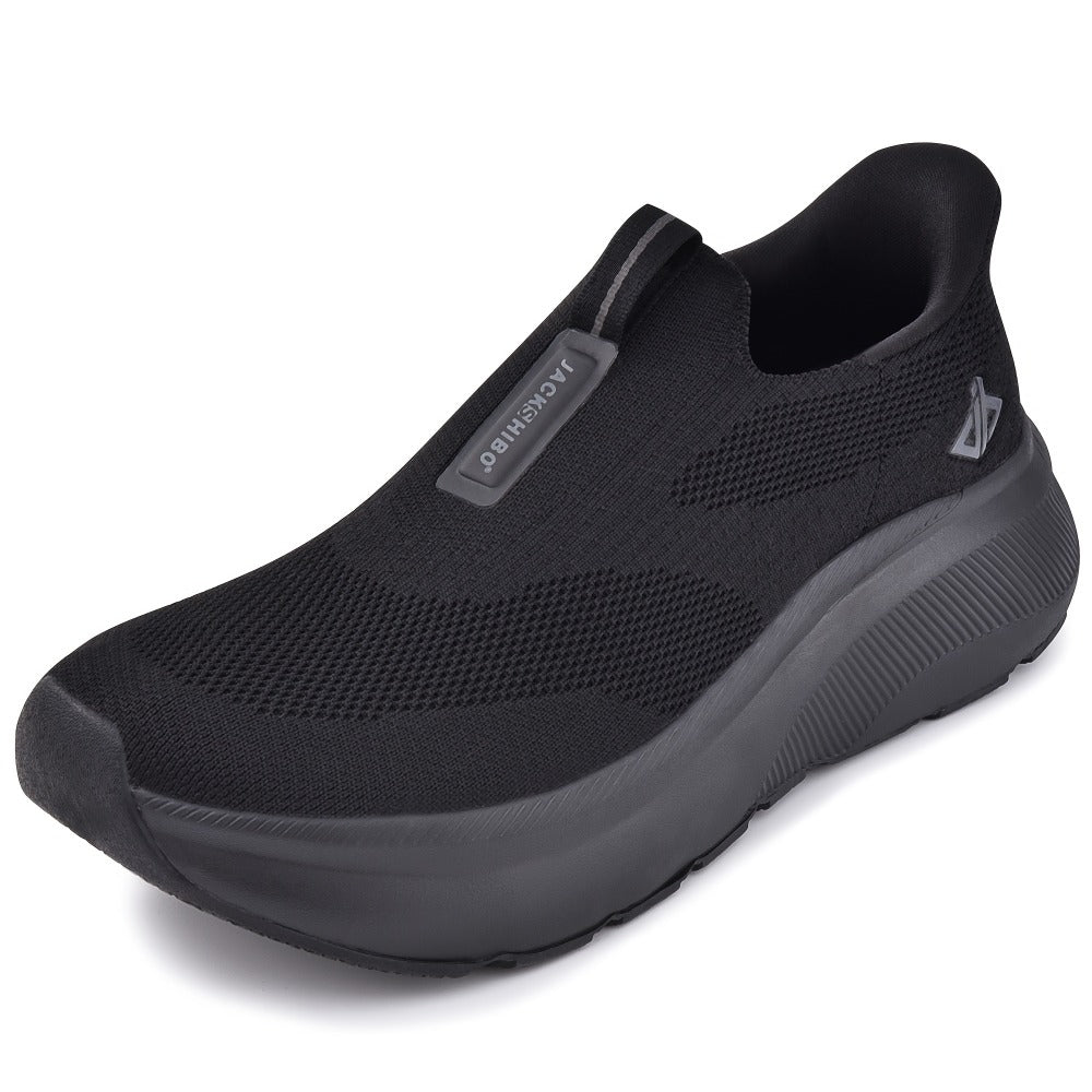 Men's Walking Shoes - Cushioned Support & Wide Toe Comfort