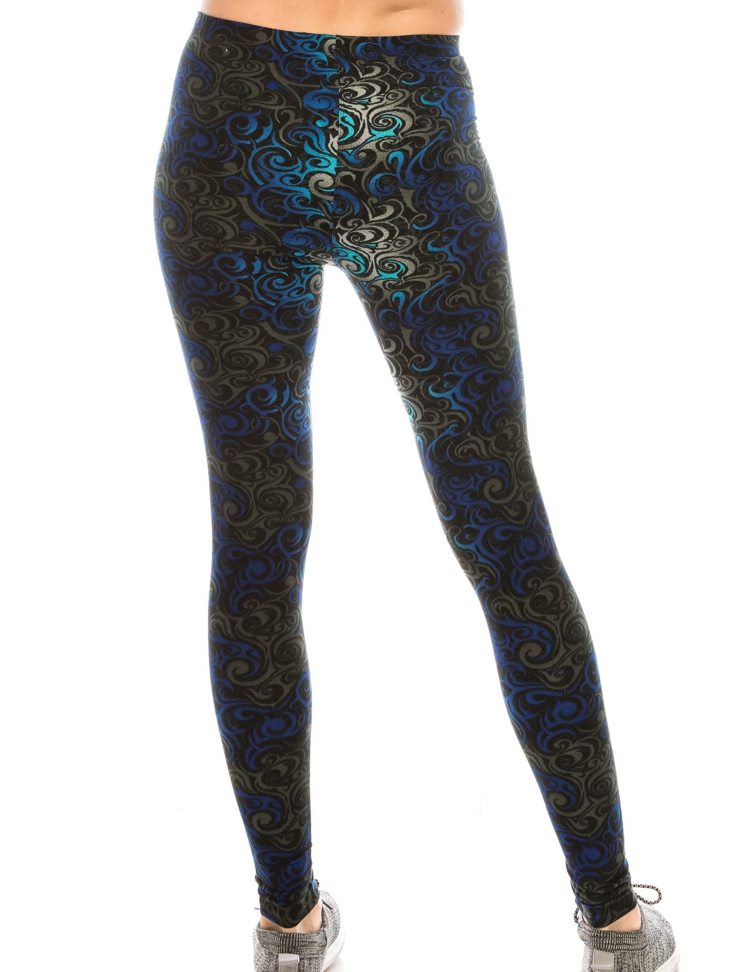 Fashion Printed Leggings For Women No See Through High Stretch Super Soft Leggings Regular