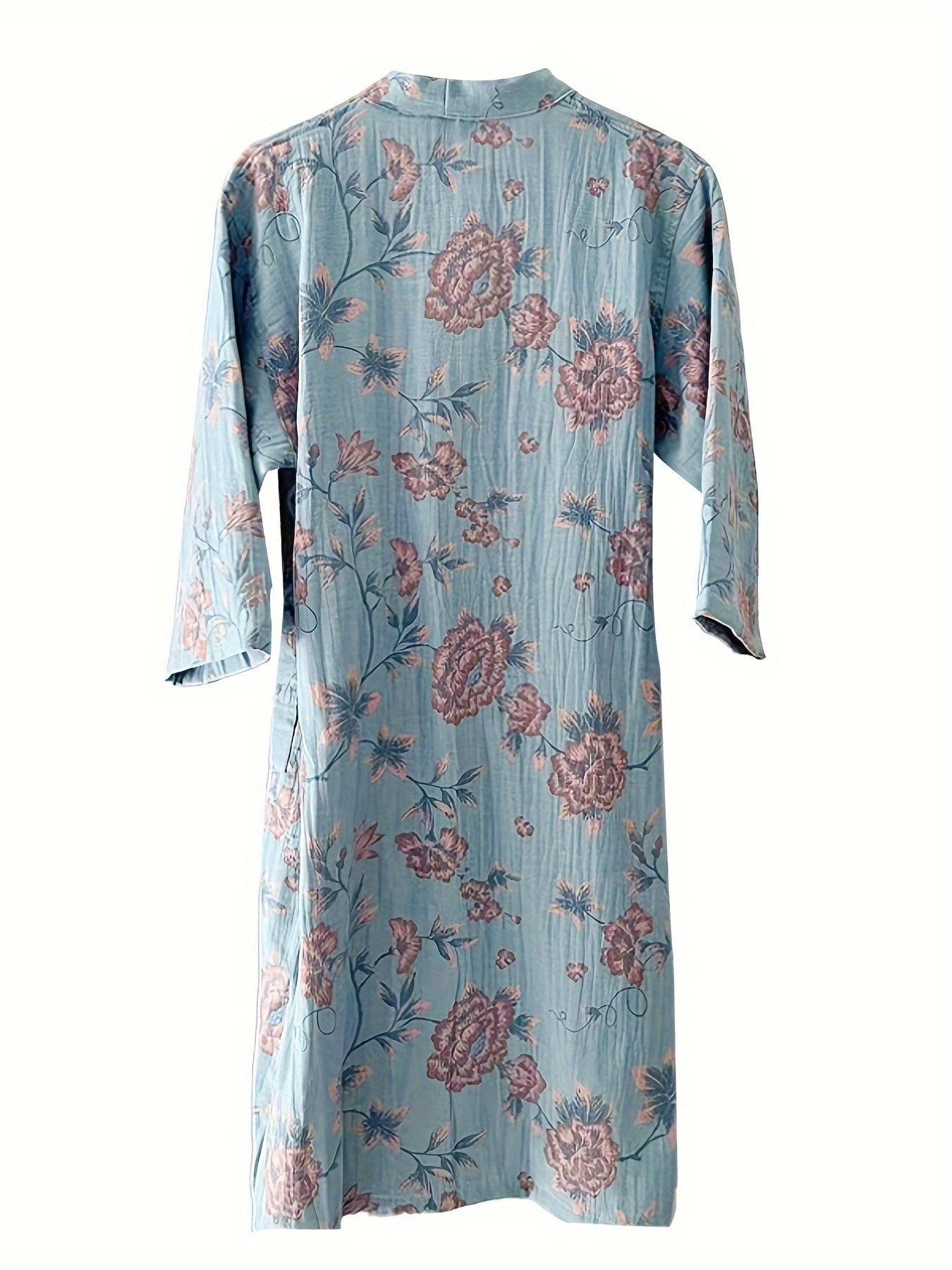 A Fashionable Thin Bathrobe, Plain Weave Gauze Bathrobe, Pure Fabric, Wearable Bath Towel, Quick Drying And Absorbent, Swimming, Bathing, Beach Vacation, Adult Plus Size Gauze Nightgown, Can Be Worn Externally.
