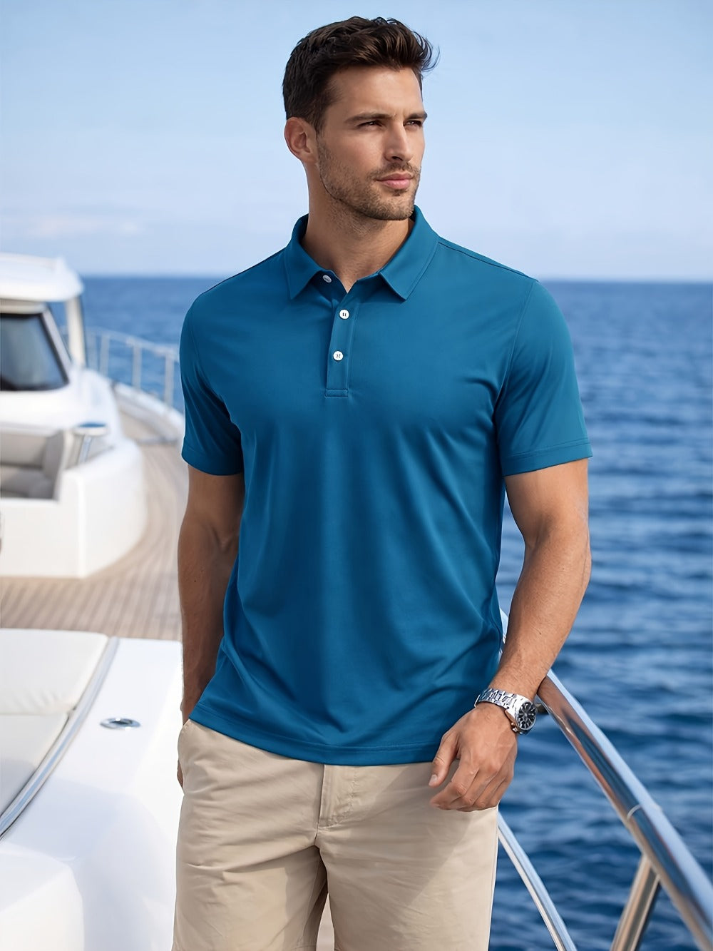 Men's Performance Shirt - Collared Short Sleeve 196389