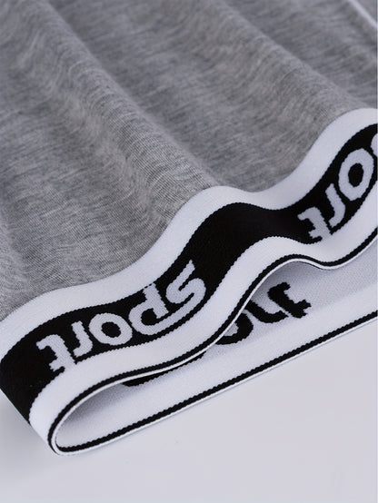6pcs Modal Men'S Boxer Shorts Seamless U Pocket Long Leg Underwear Scratch Resistant Breathable Soft Elastic Belt Sports Travel Briefs