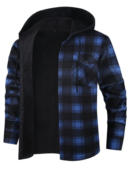 Men'S Autumn And Winter Casual Fashion Sports Fleece-Lined Thickened Sweatshirt