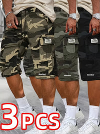 Camouflage Khaki + Army Green + Black