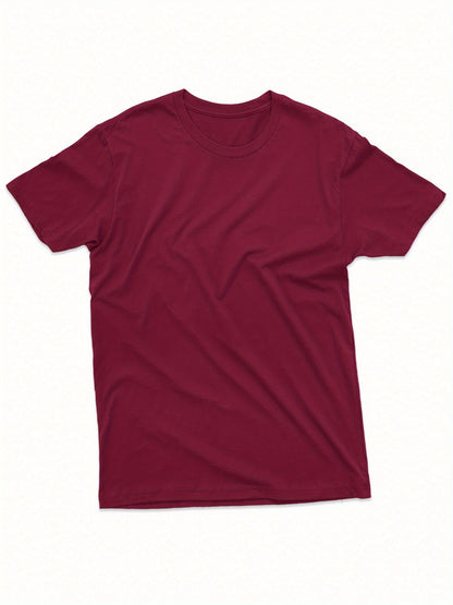 Men's Essential T-Shirt - Round Neck Short Sleeve Modern Style 638181