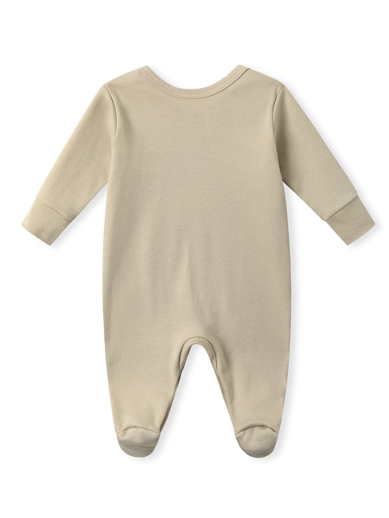 Baby Cotton Onesie with "My Great Grandma Loves Me" Lettering - Soft Long Sleeve Newborn Romper, Easy On/Off Outfits Suitable for Spring Summer Fall, Grandma-Themed Clothing, Perfect for Outdoor
