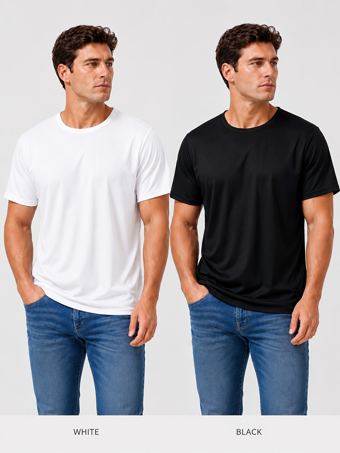 12pcs Unisex Men's And Women's Gym T Shirts, Moisture Wicking Quick Dry Short Sleeve Crew Neck Tees, Loose Fit Breathable Athletic Shirts for Workout, Training And Daily Rotation, Multi Pc Value Set, Camisetas Para Hombre