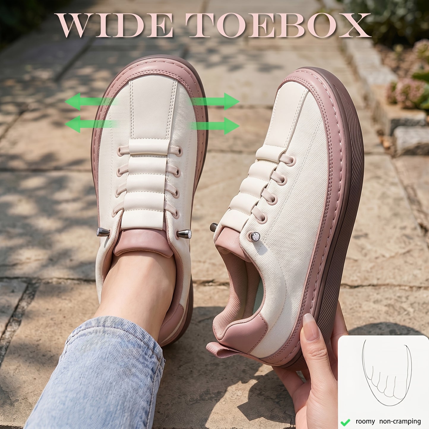 Women's Wide Top Minimalist Barefoot Sneakers - Featuring A Wide Toe Sole And Low Cut Lace Up Walking Shoes, Wide Last Shoes, Cushioning, Lightweight And Breathable, Suitable for Fitness, Yoga Steps, And Daily Work. Couple Shoes.damen Schuhe