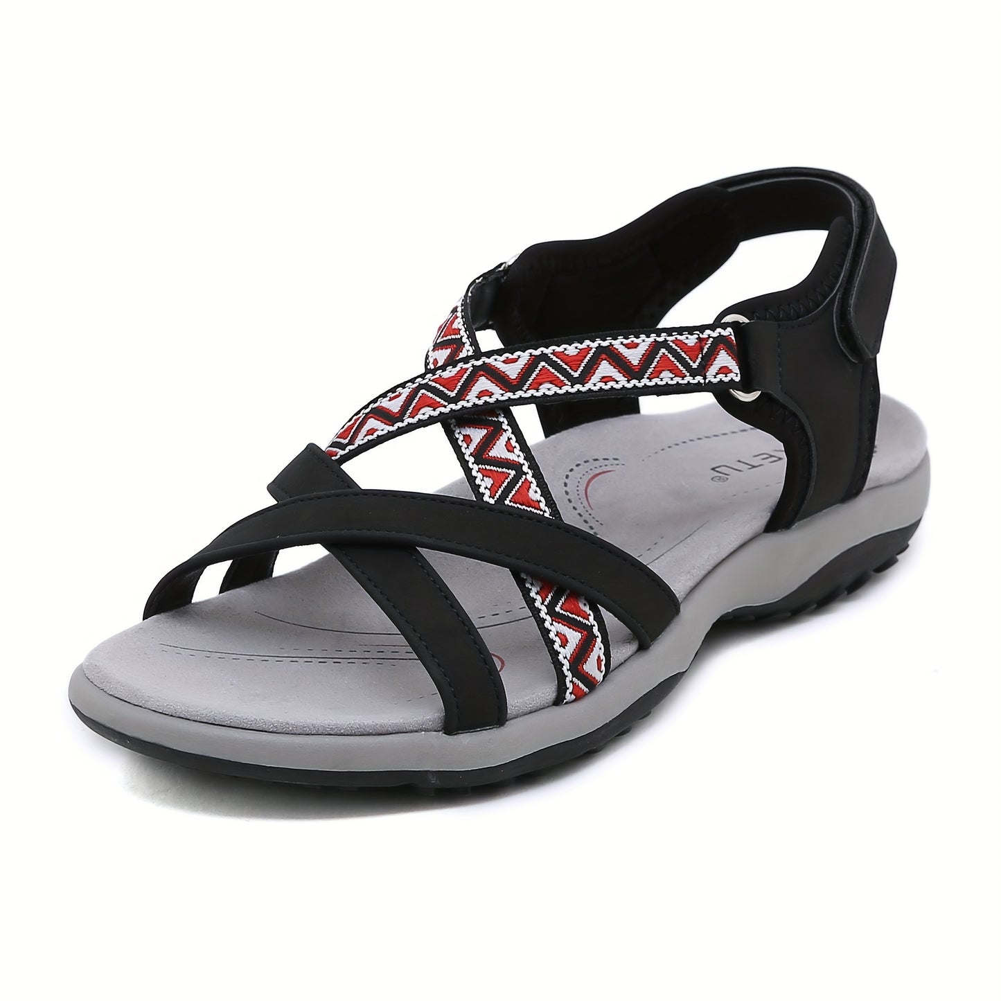 Women'S Sports Sandals, Outdoor Casual Shoes With Adjustable Elastic Bands And Arch Support, Summer Non Slip Fashionable Beach Sandals