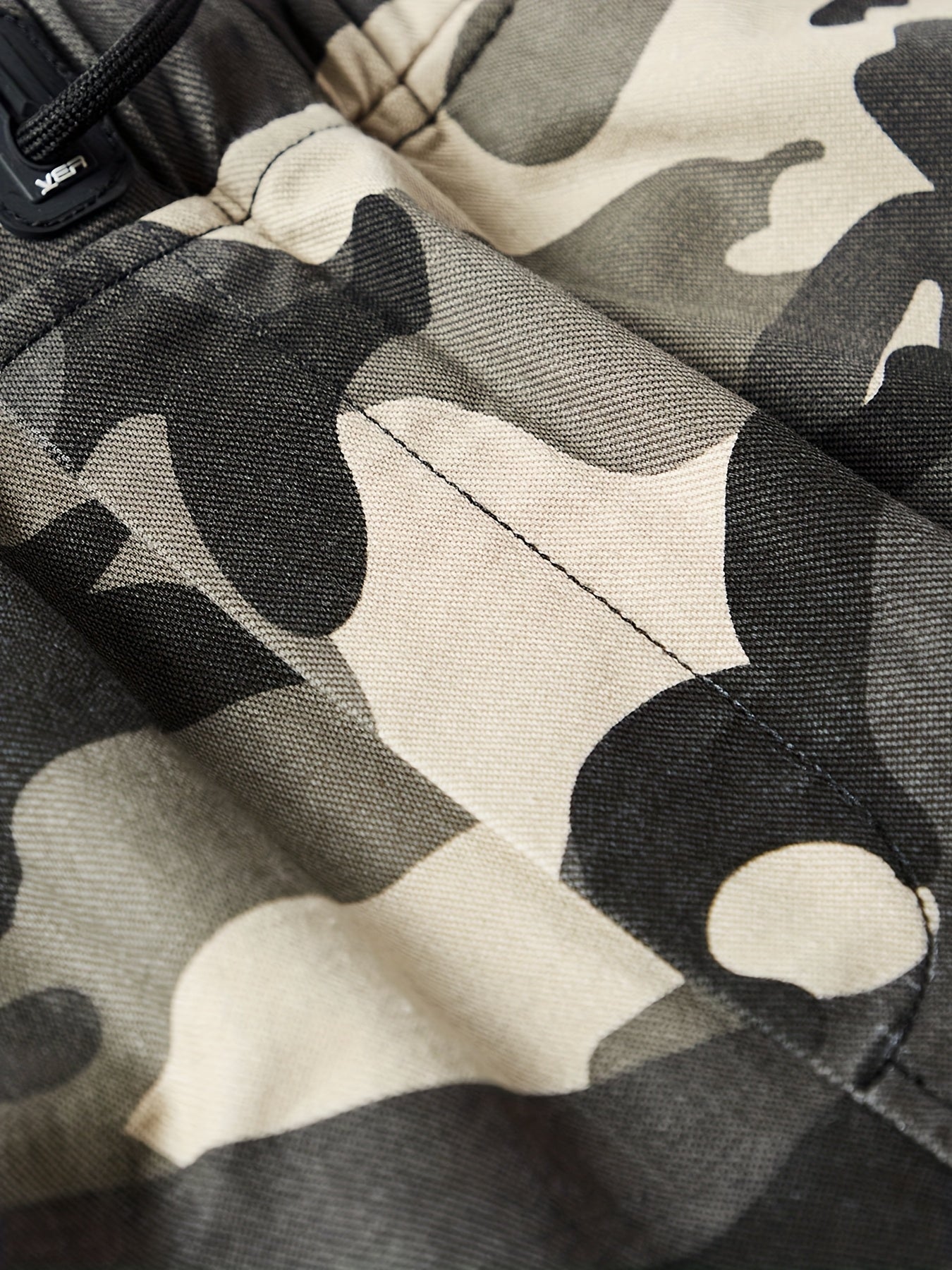 Men'S Large Size Work Pants Camouflage Heavyweight American Trend Comfortable Athletic Casual Hiking Outdoor Elastic Waist Head Multi-Pockets, Plus Size