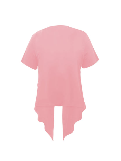 Women's Black Polyester Short-Sleeve Jacket - product view 3