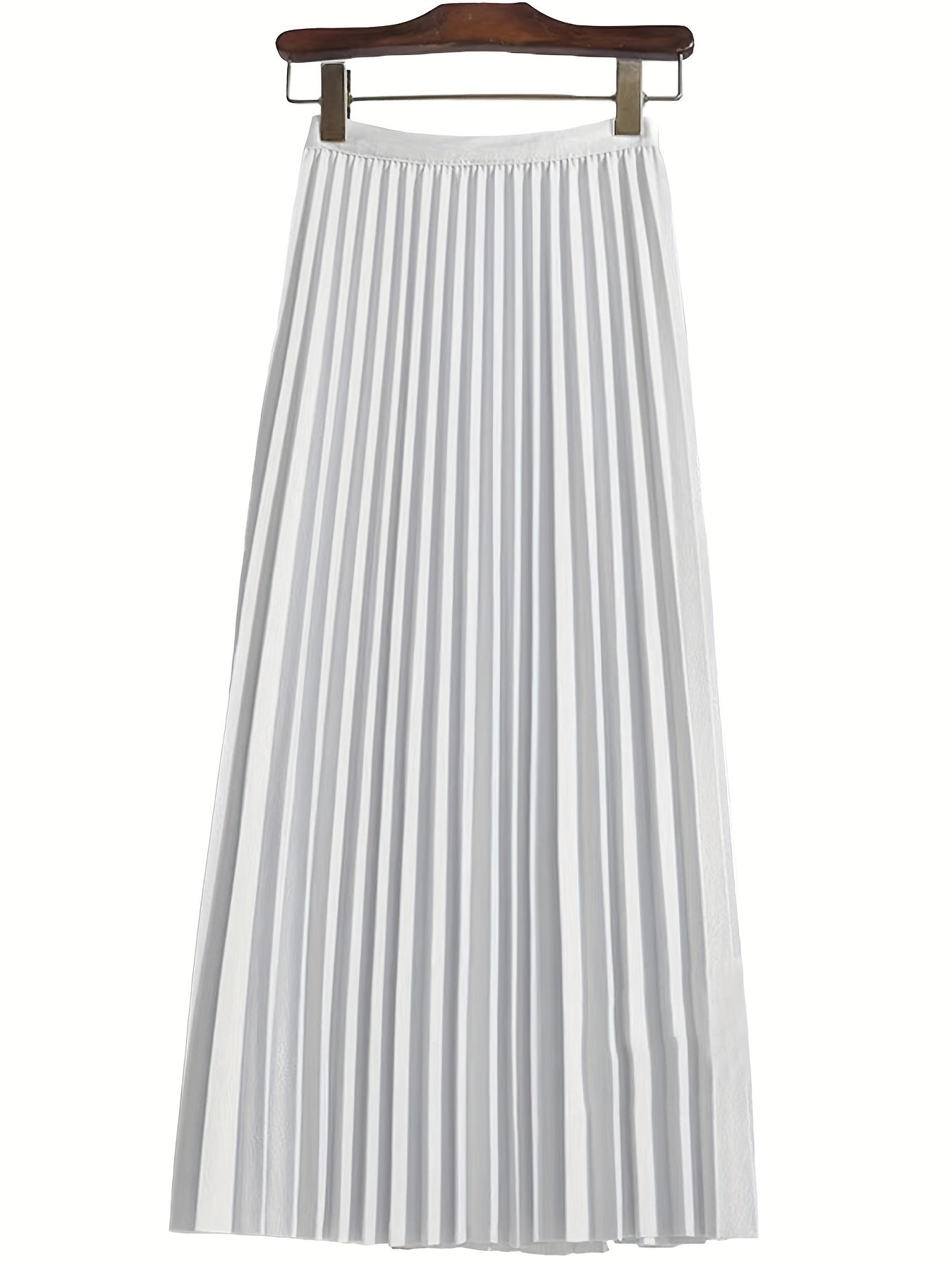 3pcs Women'S Pleated Skirt Set - Stylish And Versatile Outfit for Work, Parties, Or Casual Wear, Elastic Waistband, Perfect for Everyday Fashion Or Special Occasions
