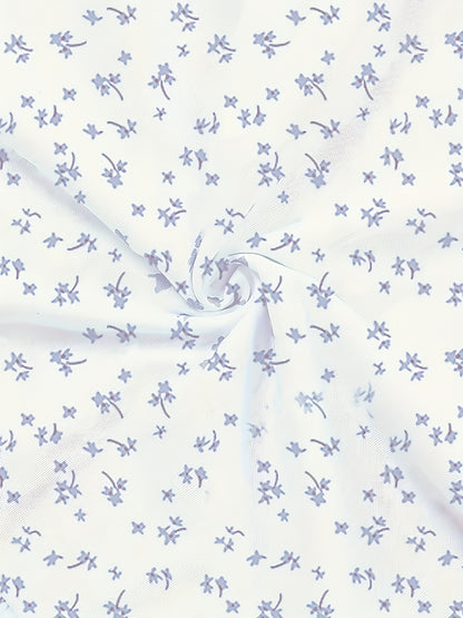 Women's Blue+Pink Floral Printed Dress - product view 17