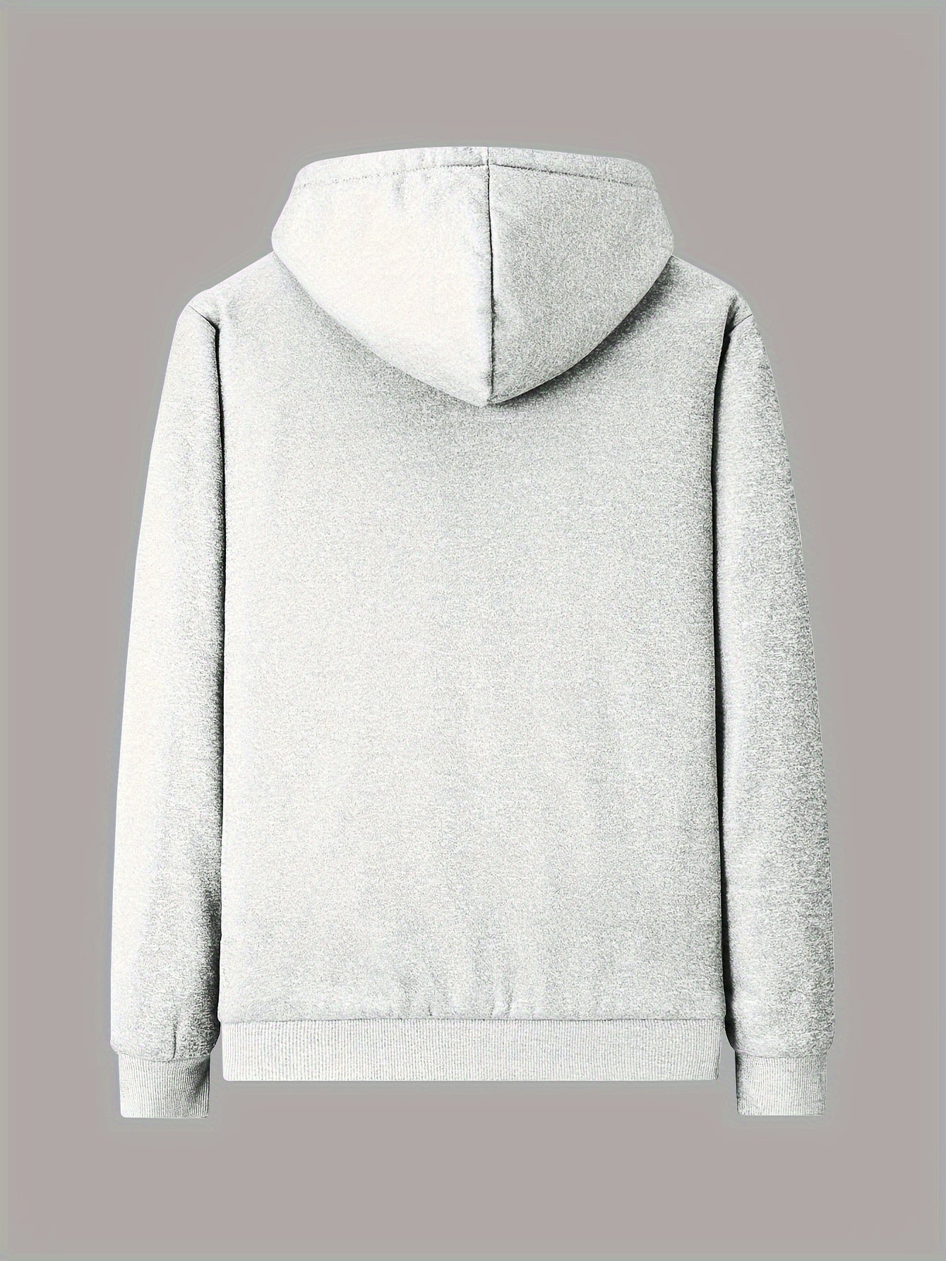 Men's Winter -Lined Thick Warm Hoodie Jacket, Athletic Zip-Up Sweatshirt with Pockets