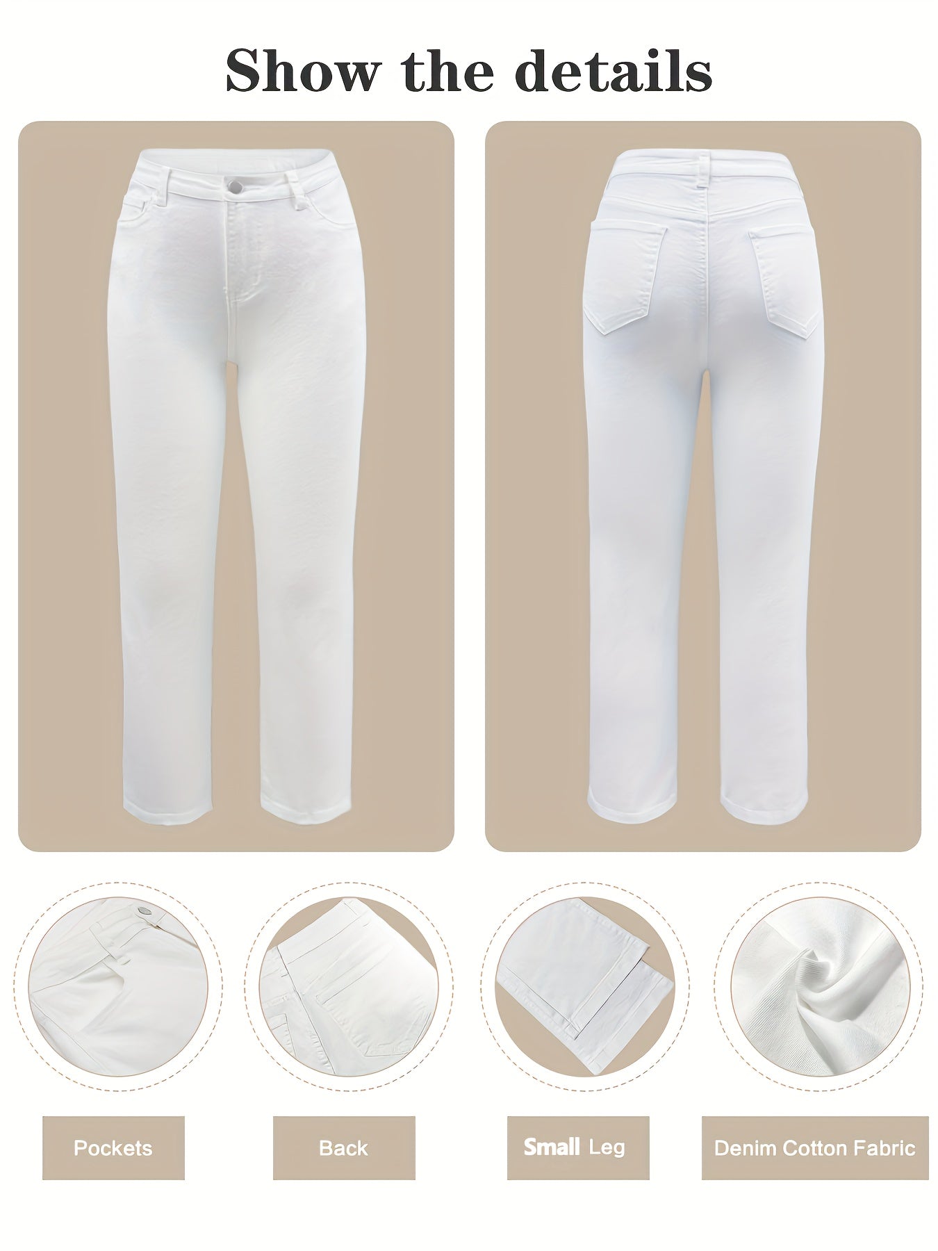 Womens High Waist Skinny Jeans Stretch Denim Pants Slim Fit Butt Lift Ankle Length Classic Solid Color Casual Street Style Daily Wear Breathable Soft Fabric Comfortable Pull On Design Figure Flattering Jeans for Women Stretch Fit High Rise Jeans