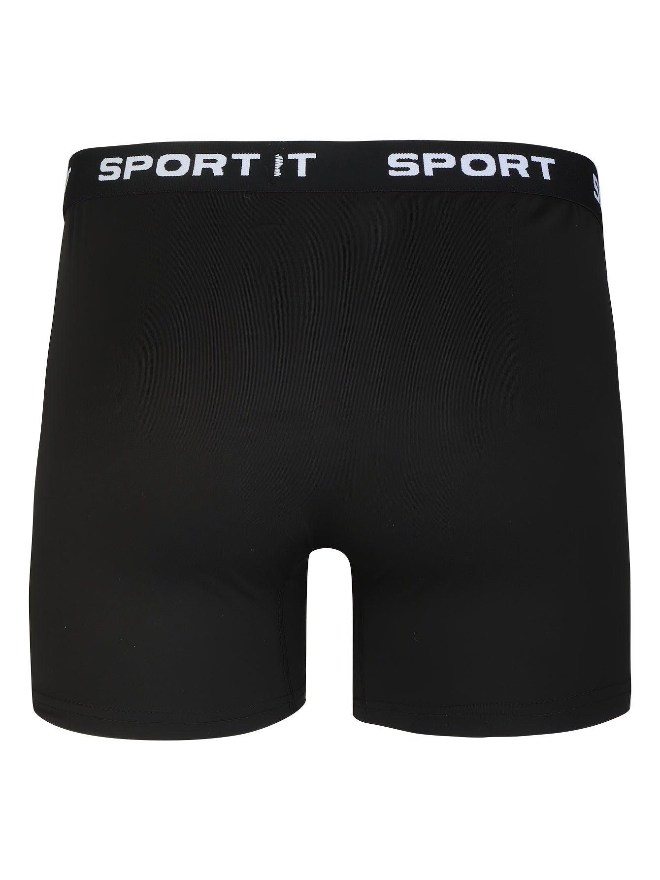 Five Sets of Men'S Boxer Briefs Made from Imitation That Do Not Ride Up, Featuring Regular Elastic Bands
