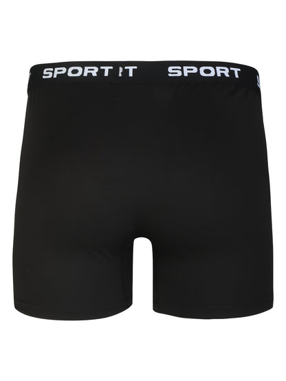 Five Sets of Men'S Boxer Briefs Made from Imitation That Do Not Ride Up, Featuring Regular Elastic Bands