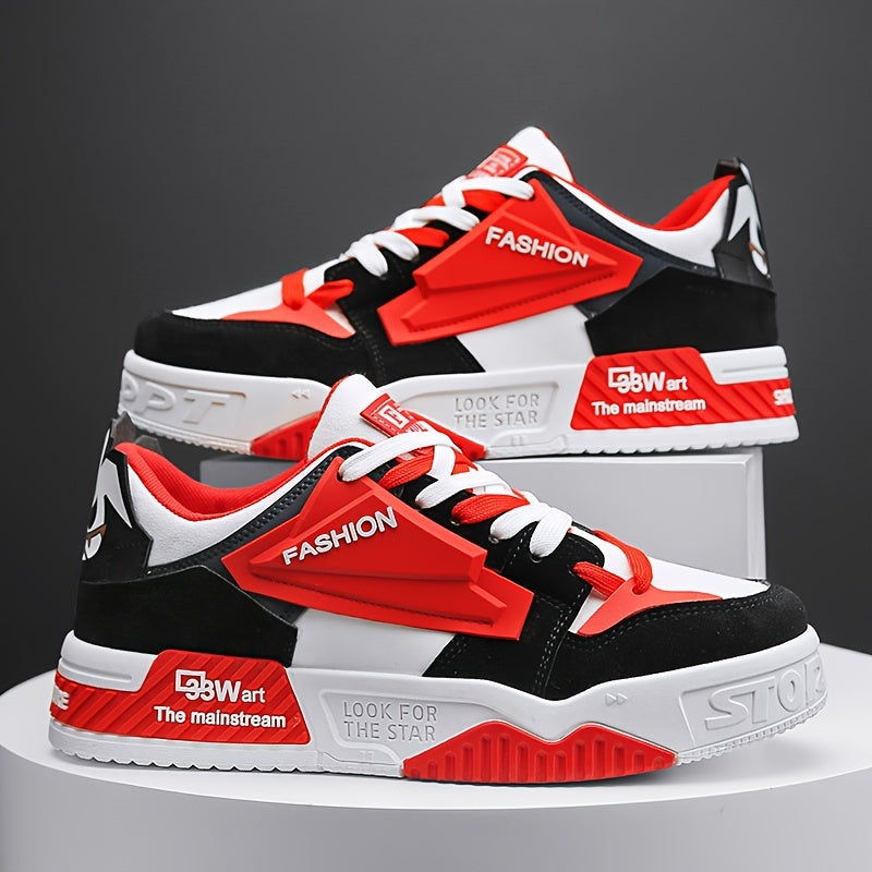 Men's New Thick-soled Shock-absorbing Dad Shoes Mesh Breathable Youth Casual Versatile Trendy Shoes Suitable for Men's Outdoor Activities