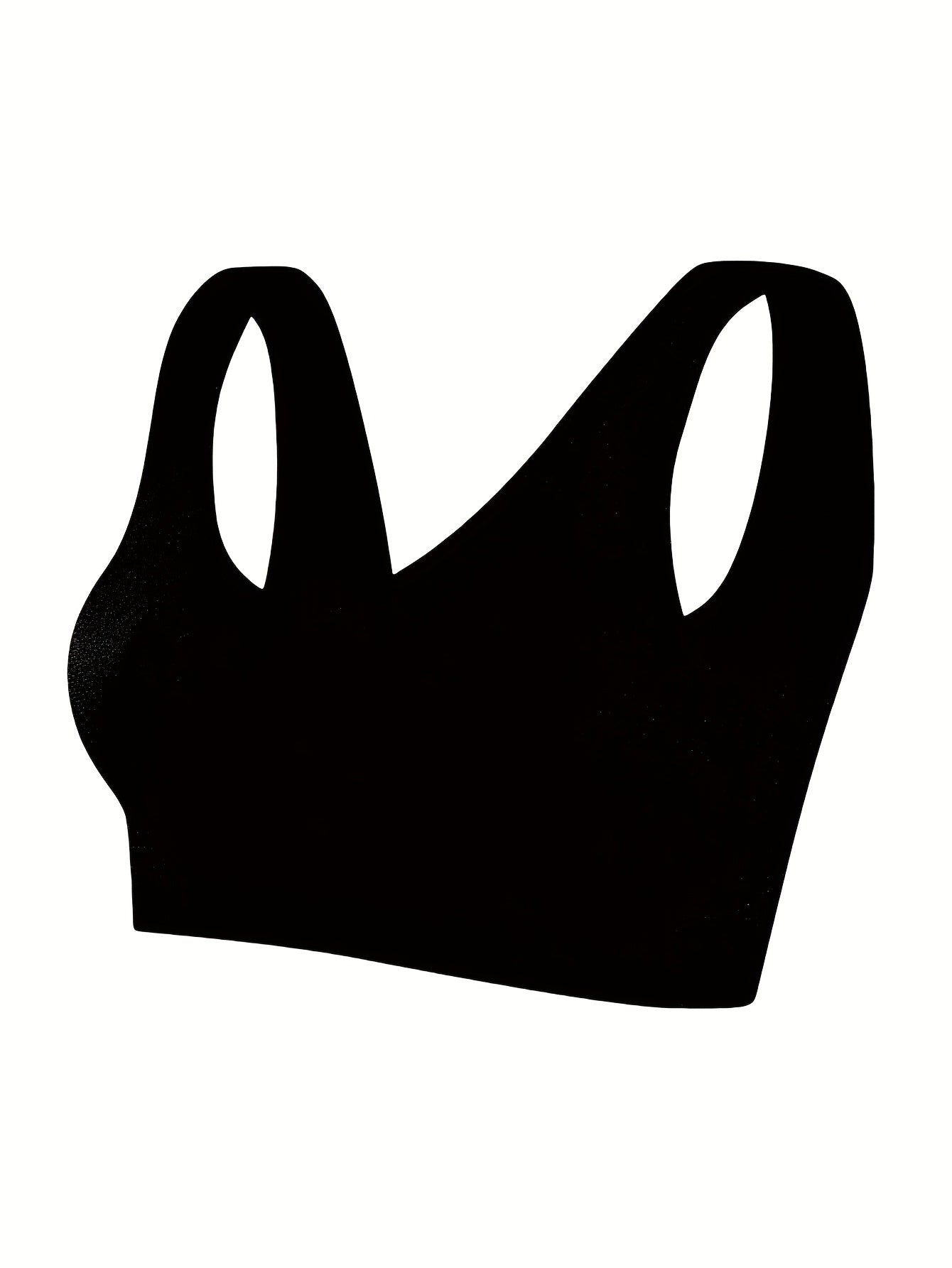 7 Solid Seamless Sports Bras, Comfortable And Breathable Bras, Women's Underwear And Vests