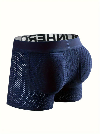 New Men'S Boxers Featuring Butt Pads, Made from Breathable Mesh, Designed for Comfort And Elasticity, Perfect for Lounging at for home