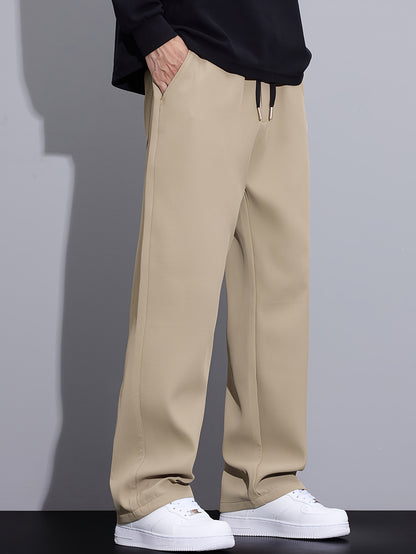 Autumn Casual Pants Men's Loose Straight Leg Trendy Versatile Men's Pants Autumn And Winter Men's Long Pants