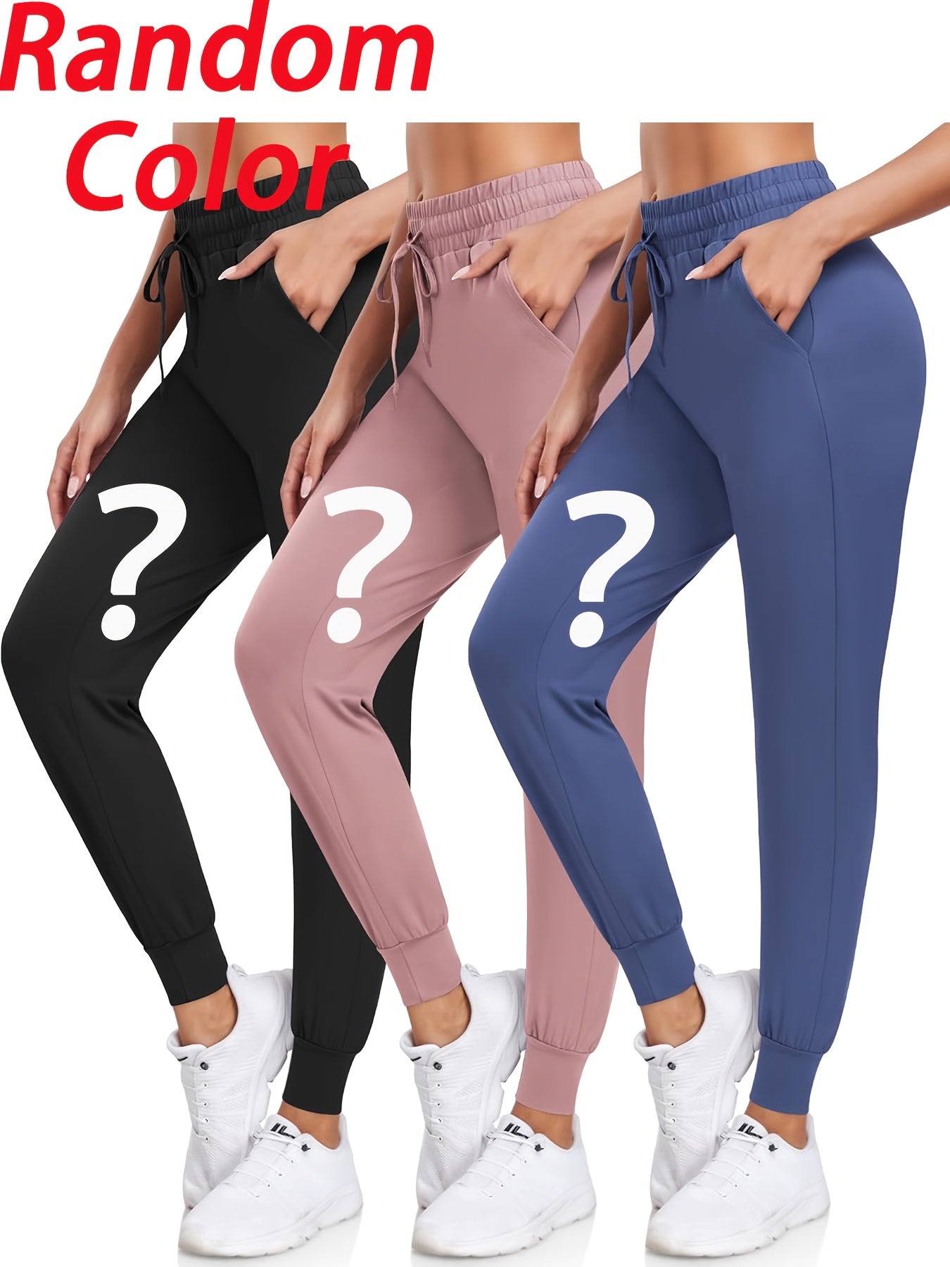 3-Pack Women'S Joggers with Pockets - Soft Sweatpants for Yoga Running Workout