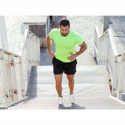 Men's Running Shoes - Cushioned Support & Wide Toe Comfort