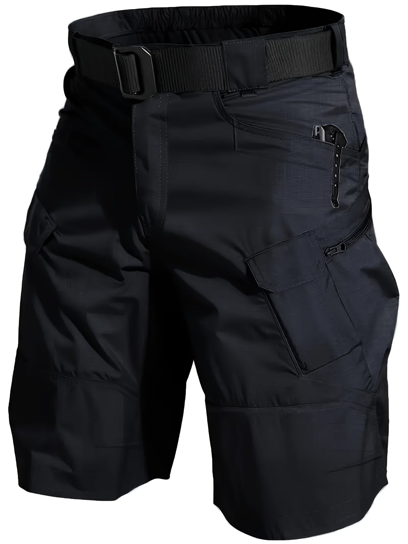 2pcs Summer Outdoor Cargo Shorts for Men, Multi-Pocket Hiking Shorts, Durable, Ripstop, Wear-resistant, Good for Camping, Hunting, Fishing, Summer Outdoor Activies and Daily Wear